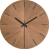 Round Wooden Decorative Wall Clock Stylish and Elegant
